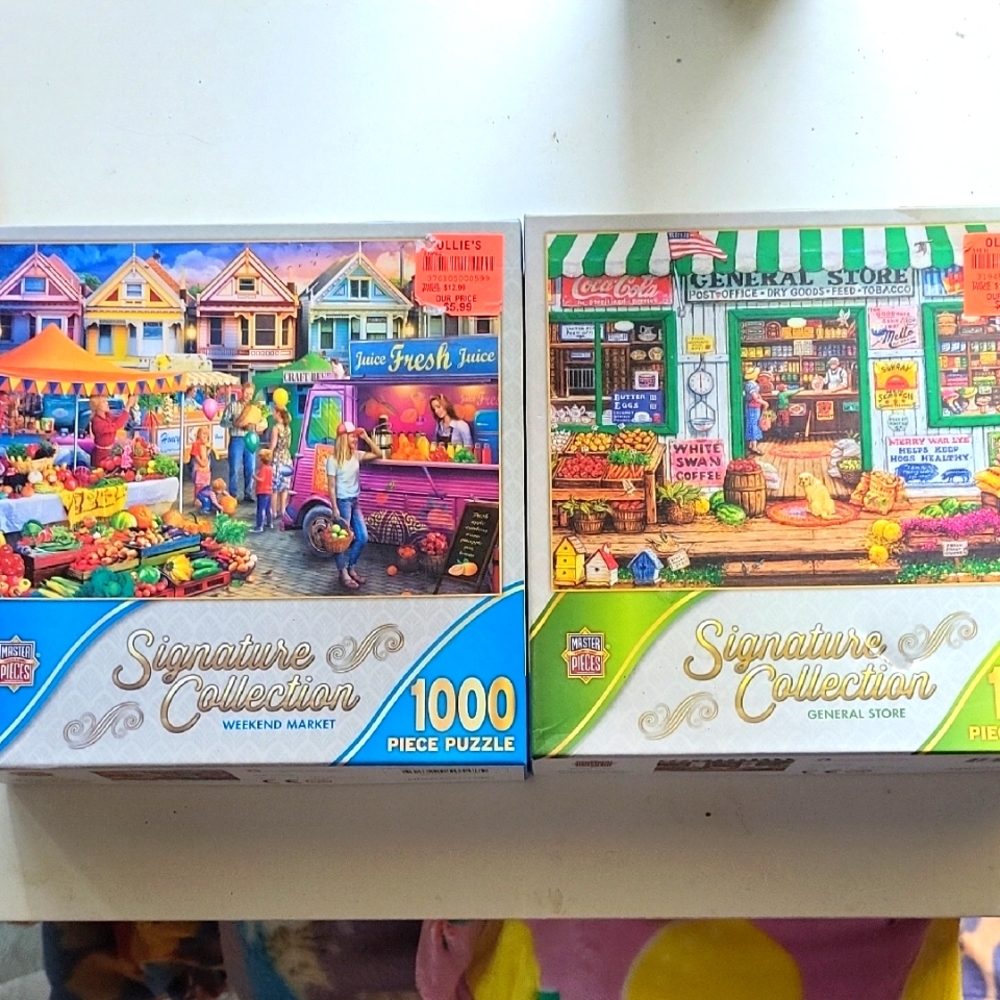 Signature Collection 1000 Piece Puzzle Set